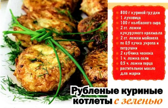 Рецепт рубленных котлет из куриной грудки с майонезом