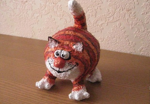 Папье-маше кот своими руками Папье-маше кот своими руками