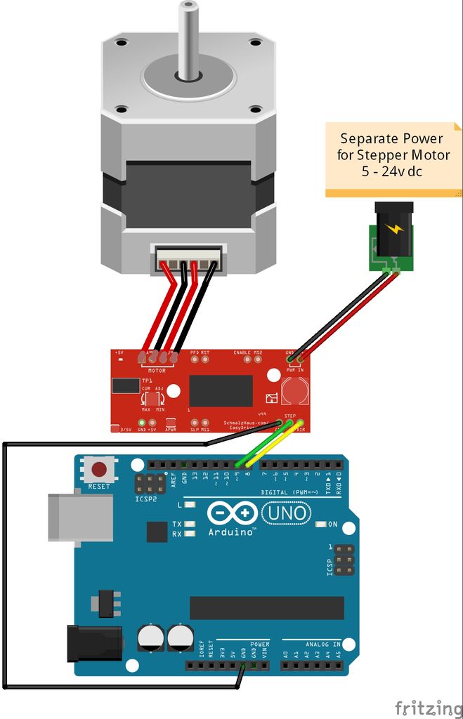 Шаговый двигатель и энкодер arduino Шаговый двигатель и энкодер arduino