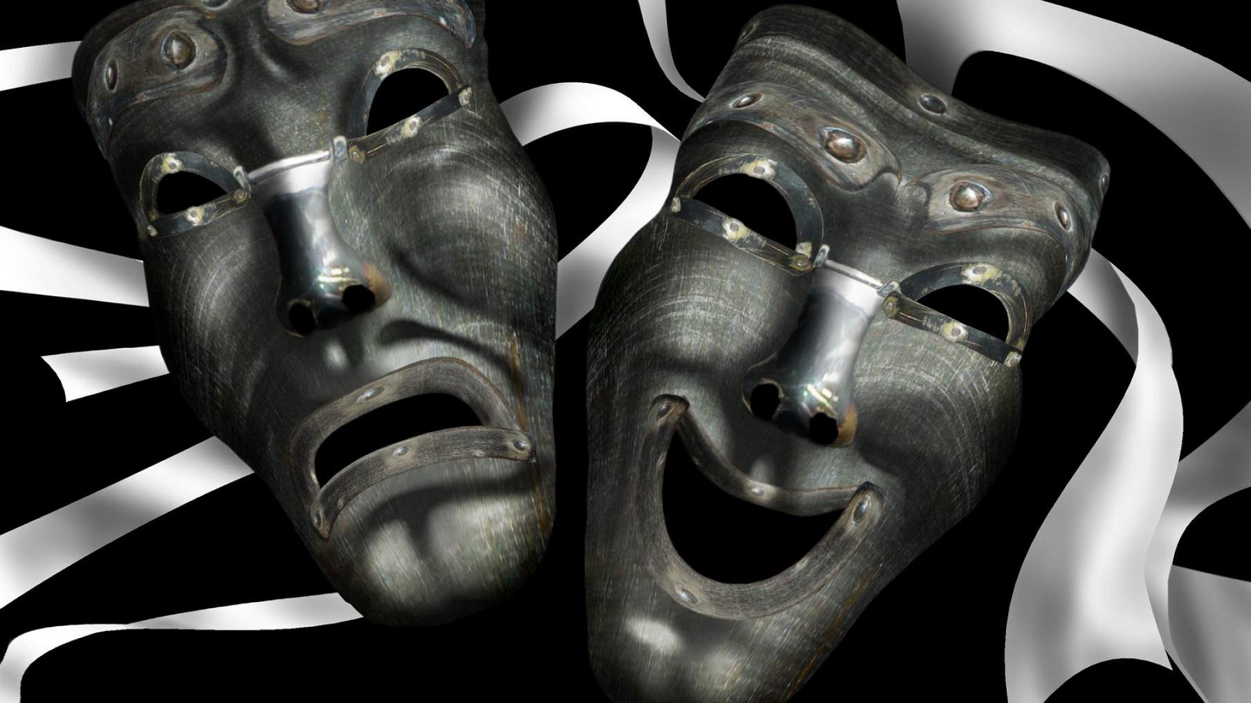 Театральные маски арт