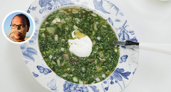 Мясная окрошка Вильяма Похлебкина