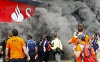 Десятки человек пострадали при пожаре на гонках «Формулы-1»