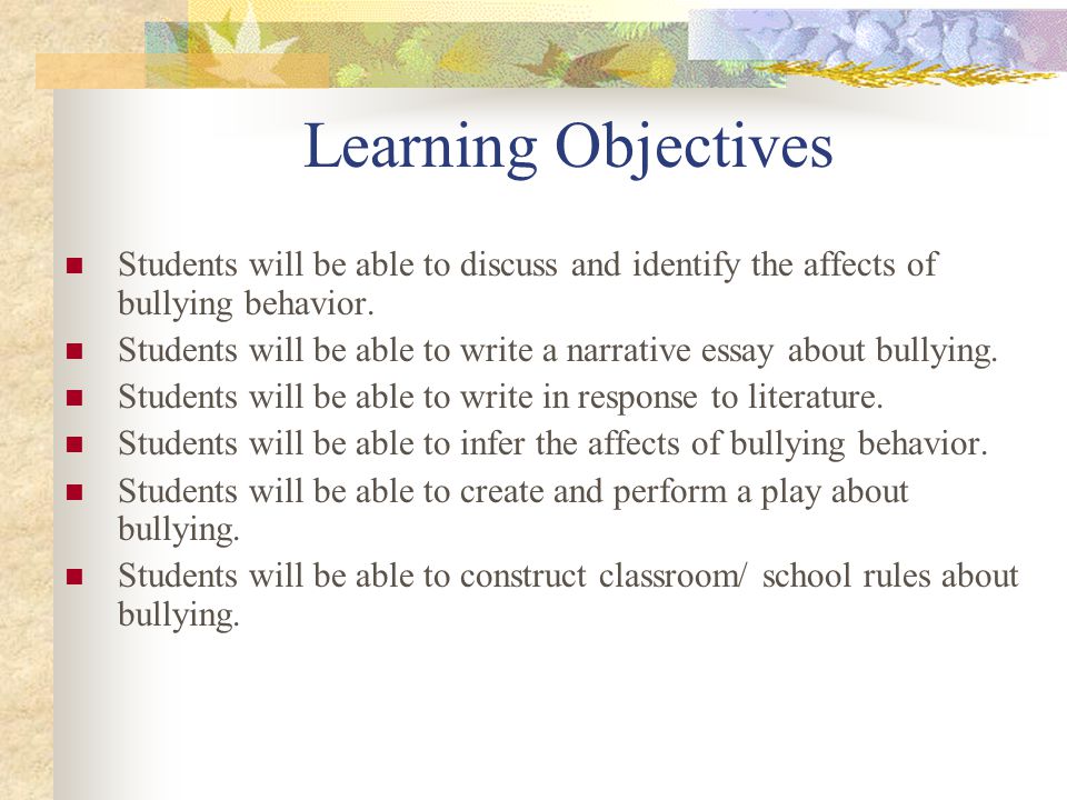 Essays On English Language Exemplification Essay Thesis also Research Paper Essay Example Essays About Bullying Examples Of Thesis Statements For English Essays
