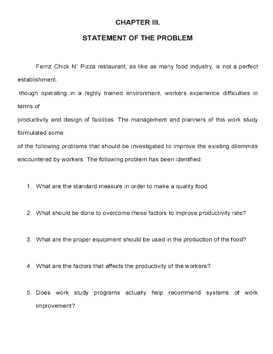 Research paper problem statement. How to write the problem ...