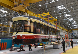 Первый ретро-трамвай уже отправили в Нижний Новгород