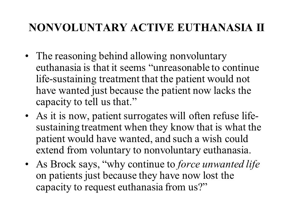 euthanasia for and against essay