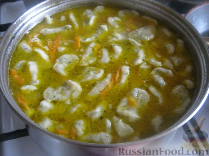 Галушки рецепт с фото пошагово