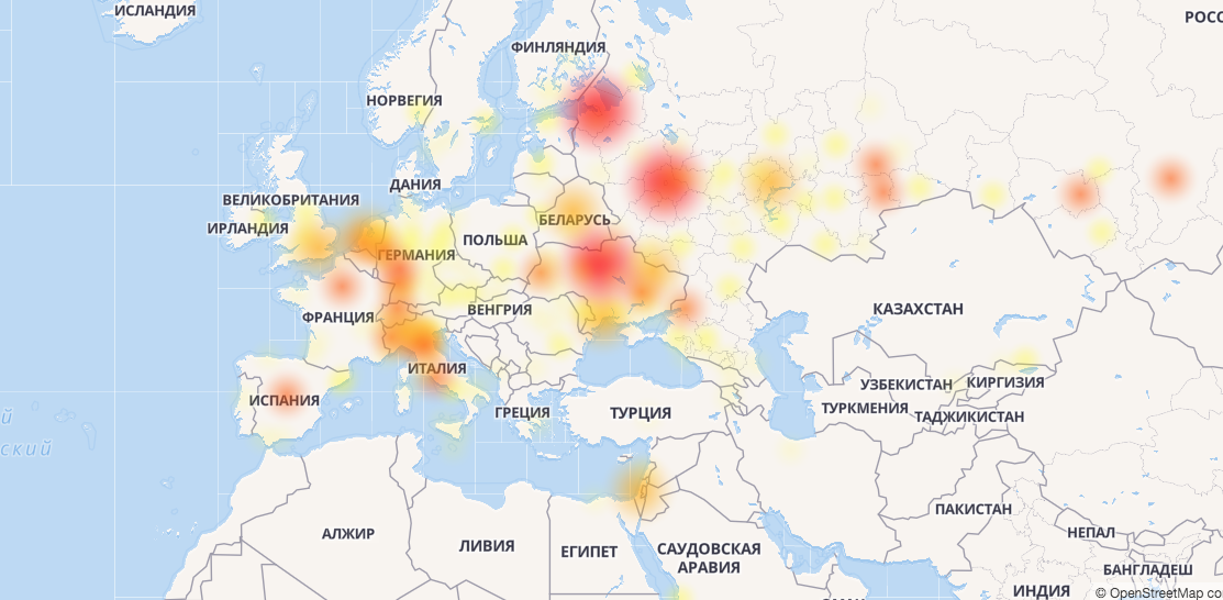 Карта польша франция