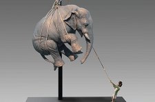Стефано Бомбардьери. Мальчик и слон – афиша