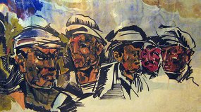 1937. Выставка художника Василия Маслова