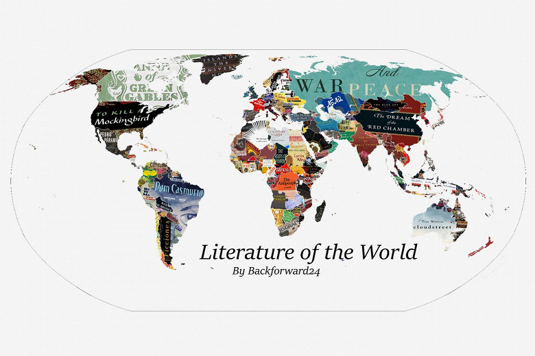 Книжная карта: самые важные произведения в каждой стране мира - Афиша Daily