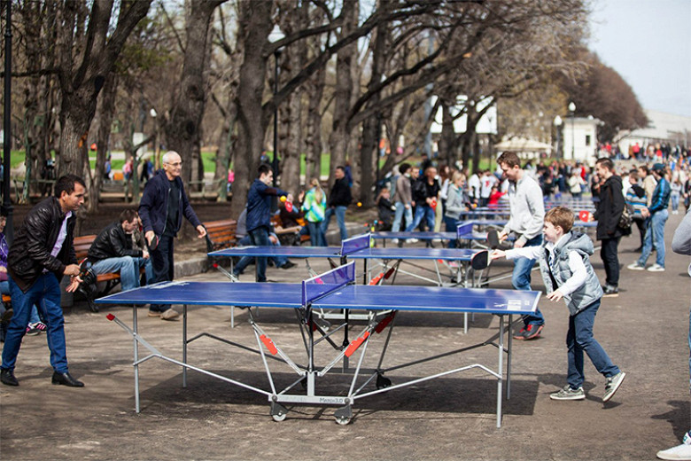 Столы для пинг понга на карте