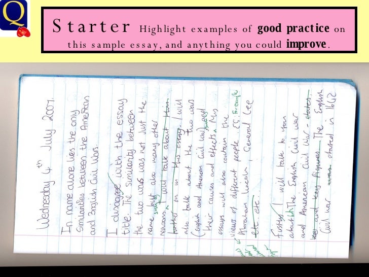 the civil war essay
