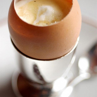 Рецепт Яйцо с кленовым сиропом и хересным уксусом