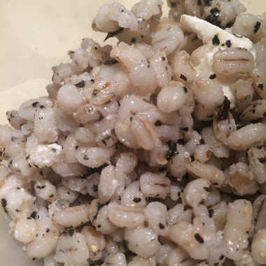 Рецепт Перловка с фетой и базиликом