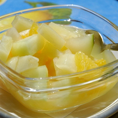 Рецепт Салат из яблок с ананасами