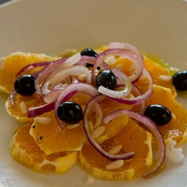 Рецепт Сицилийский салат с апельсинами (Insalata di arance)