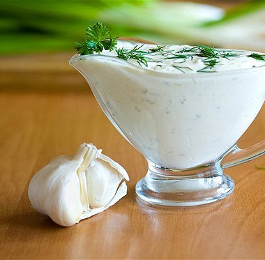 Фото рецепт Майонезный соус с укропом, лимоном и перцем