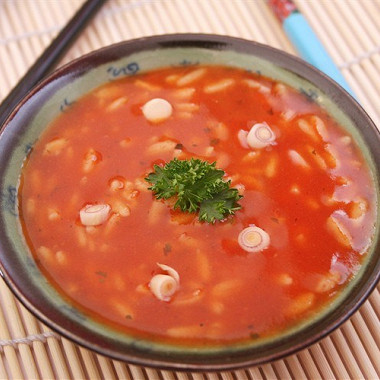 Рецепт Томатный суп с диким рисом