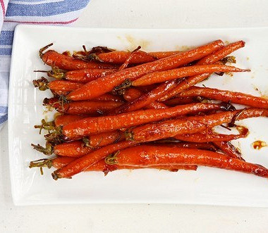 Рецепт Кисло-сладкая печеная морковь
