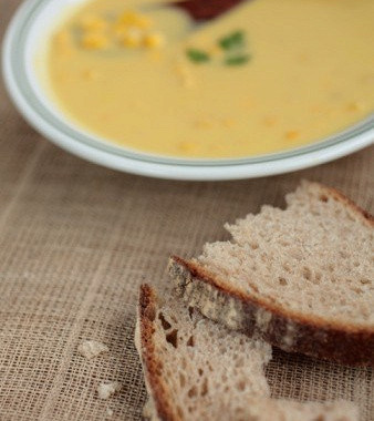 Рецепт Суп-пюре из консервированной кукурузы