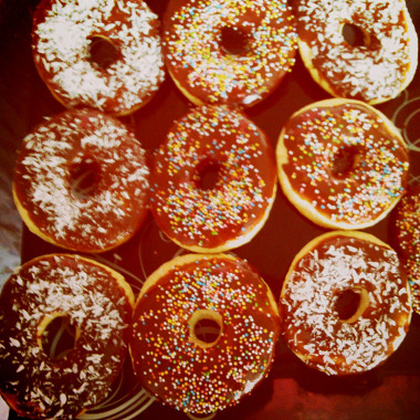 Рецепт Пончики с глазурью (Dunkin donuts)