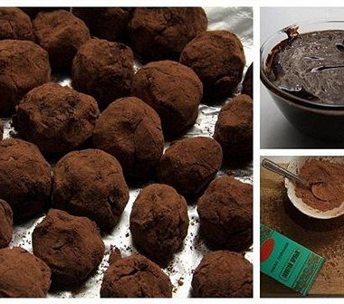 Рецепт Шоколадные трюфели в какао