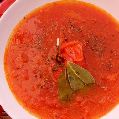 Рецепт Томатный суп с медом и имбирем