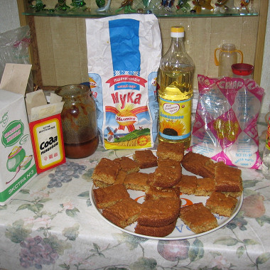 Рецепт Овсяное печенье на меду