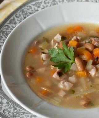 Рецепт Суп с ветчиной и фасолью