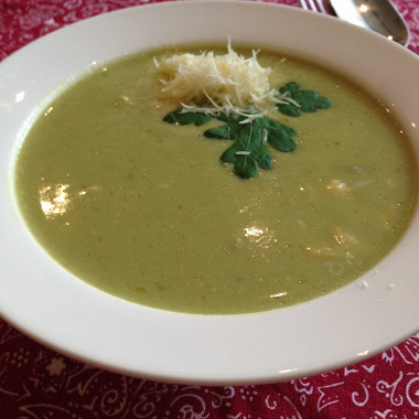 Рецепт Крем-суп из брокколи с лососем