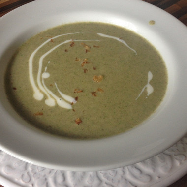 Рецепт Крем суп из грибов и шпината
