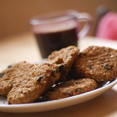 Рецепт Кукурузное печенье с миндалем