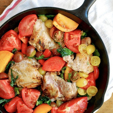 Рецепт Курица в паприке с овощами