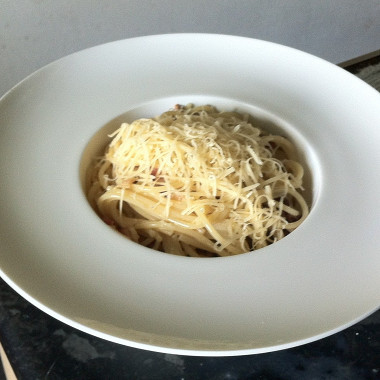 Рецепт Паста карбонара с беконом (Pasta Carbonara)