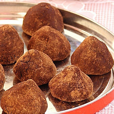 Рецепт Шоколадные трюфели с грецкими орехами