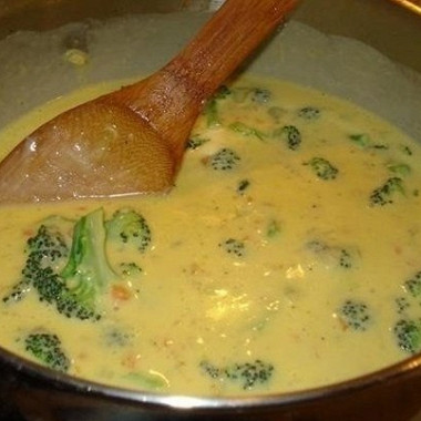 Рецепт Сырный суп с овощами