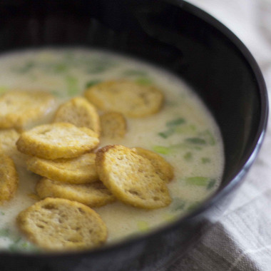 Рецепт Картофельный суп с луком